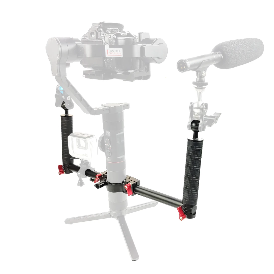 Кронштейн ручной комплект для руля с двойной ручкой Zhiyun Crane 2 Plus шарнирный