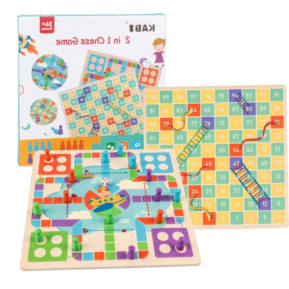 Board Game Snake Ladder Flight Chess Educational Toys Kids Parent-child  Interactive Family Party Games Snakes Ladders Toy Gifts - Party Games -  AliExpress