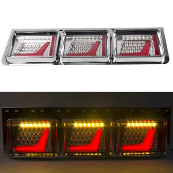 

2xWaterproof car Truck LED Rear Tail Light Warning Lights Stop Brake Indicator Lamp Universal for Hino Truck Trailer Caravans