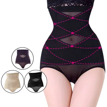 

Women High Waist Trainer Body Shaper Panties Tummy Belly Control Body Slimming Control Shapewear Girdle Control Pants