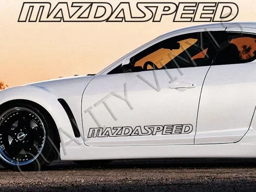 

For 2Pcs/Pair P40 MAZDASPEED DOOR LOGO 2 3 5 6 7 8 RX7 RX8 MX MX5 323 GRAPHICS DECAL STICKERS