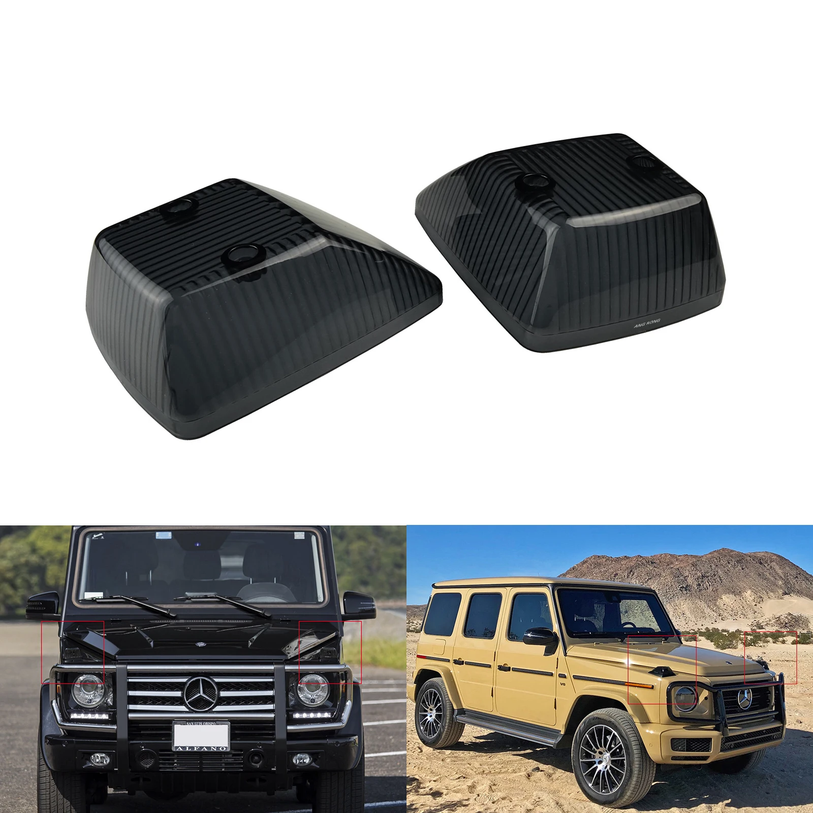 

Комплект передних указателей поворосветильник для Mercedes W463 G-Class G500 G550 86-18