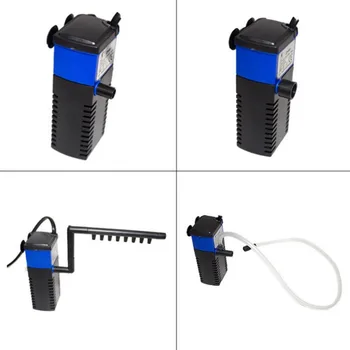

Mini Multi-function 3 in 1 aquarium internal Oxygenation Increaser filter 4W Fish Tank Submersible pump spray water Purifier