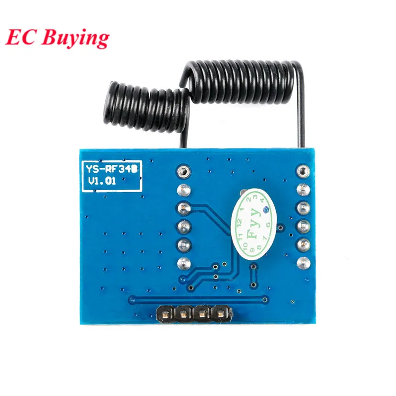 Zweifrequenz-Funk decodierung modul HF-Funk fernbedienung schalttafel 315MHz 433m serielle Einzel chip kommunikation rf34b – Detail 4