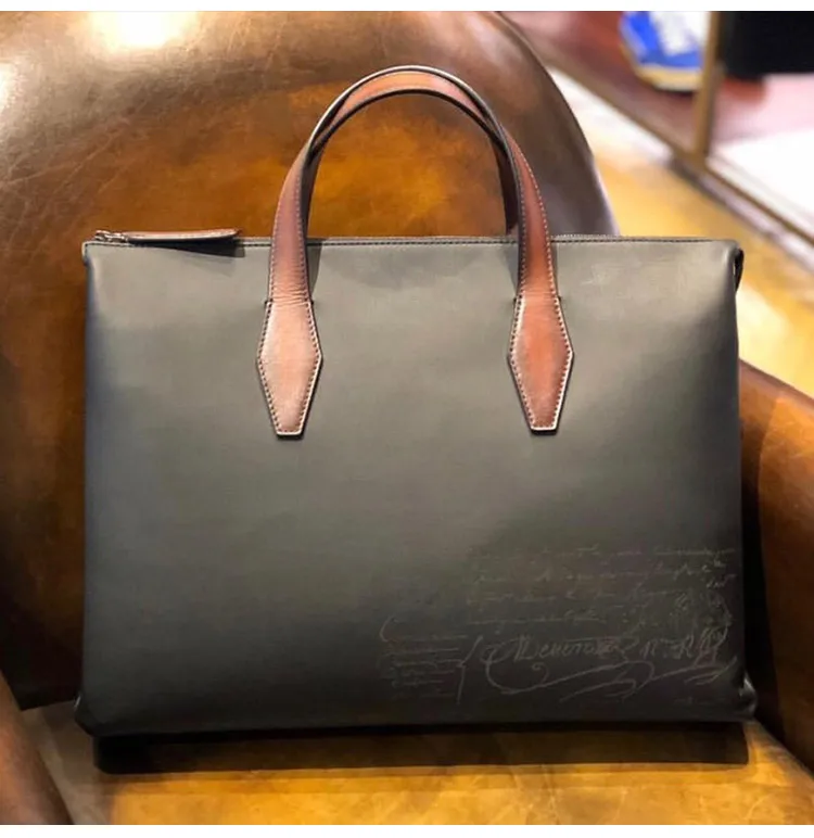 Мужская сумка, портфель, сумка, высокое качество, бизнес, известный бренд, кожа, на плечо, сумка-мессенджер, Офисная сумка