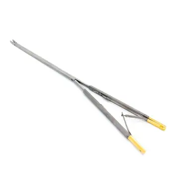 

New TC Axial handle needle holder curved jaw forceps suture holding vats mics mis thoracoscopy thoracic thorat instruments kits