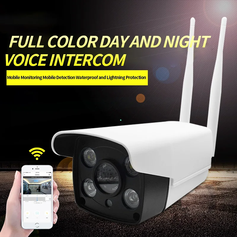 

HD 1080P Bullet IP Camera Outdoor Waterproof Wireless Surveillance Camara LED/IR Light Night Vision Security CCTV Max 128G Card