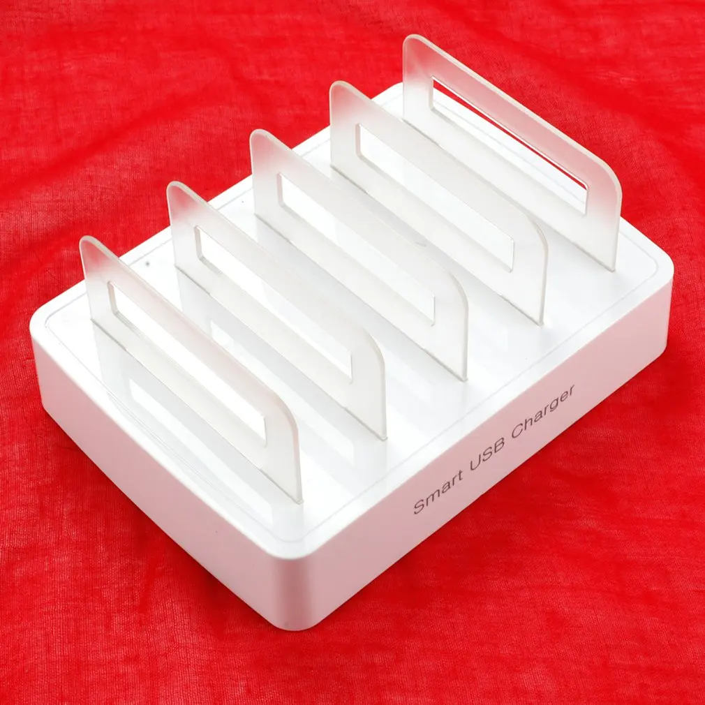 Multi Port Fast Charging USB Phone Charger 4 Ports Station Dock Stand Holder For All Phone/Tables/Smart Watch/Power Bank