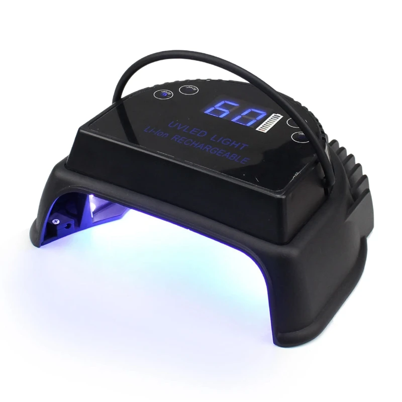 

UV+LED Lamp Nail Gel Polish Phototherapy Machine 64 W Professional Ice Lamp for Manicure Rechargeable Portable Nail Dryer EU Plu