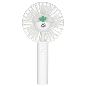 

Portable Handheld Mini Fan Electric Usb Rechargeable Misting Maker Fan Humidifier Water Spray Air Cooler White