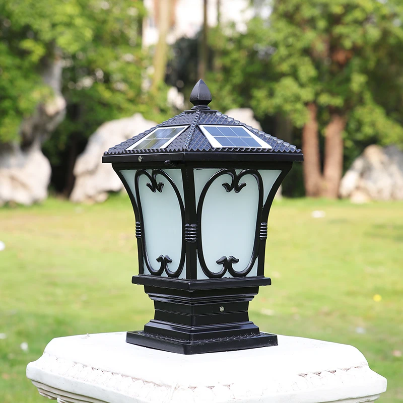 

D310 Solar outdoor waterproof garden doorpost Home villa doorpost headlight
