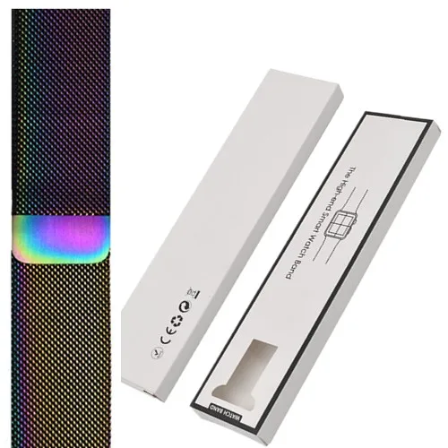 Colorful Старый клиент коробка+ Миланская петля ремешок для Apple Watch band - Цвет ремешка: Colorful