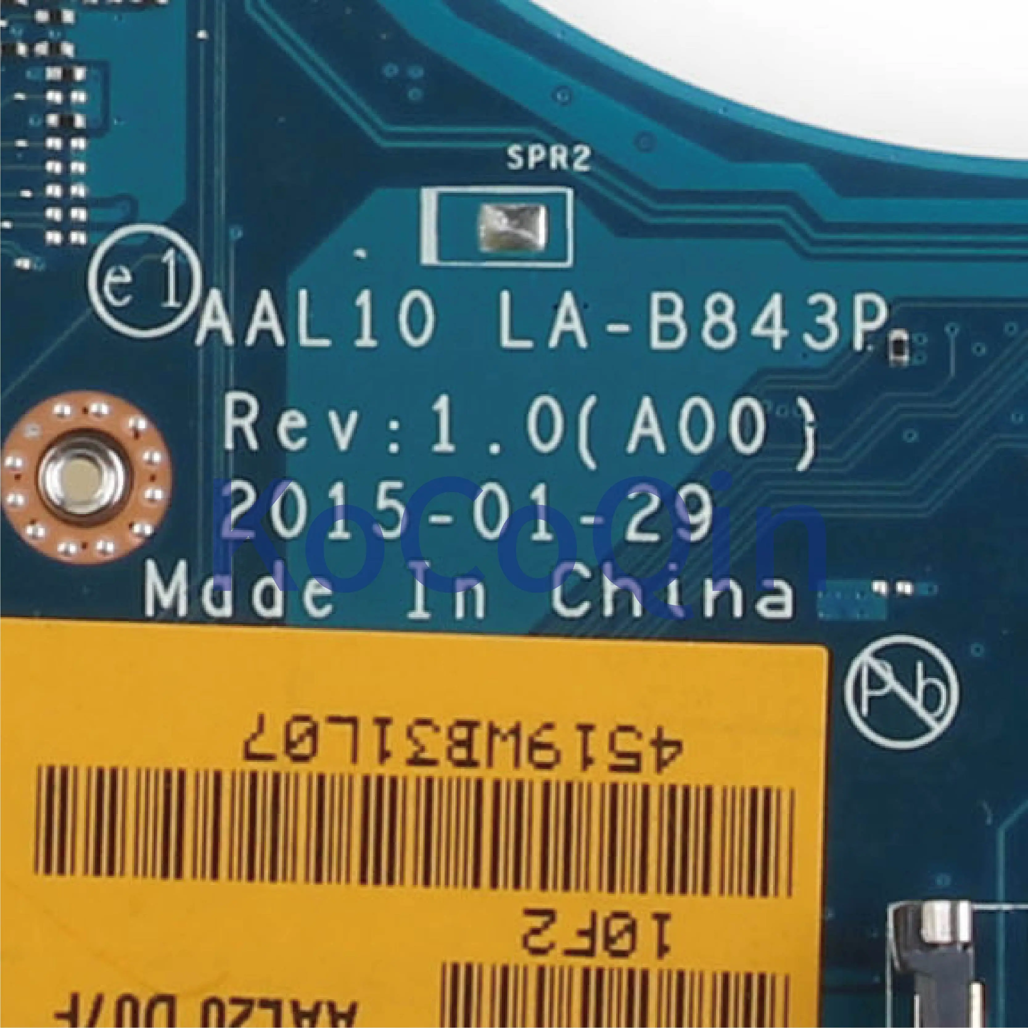 Ideal KoCoQin Laptop motherboard For DELL Inspiron 5458 5558 5758 I7-5500U SR23W N16V-GM-B1 Mainboard CN-