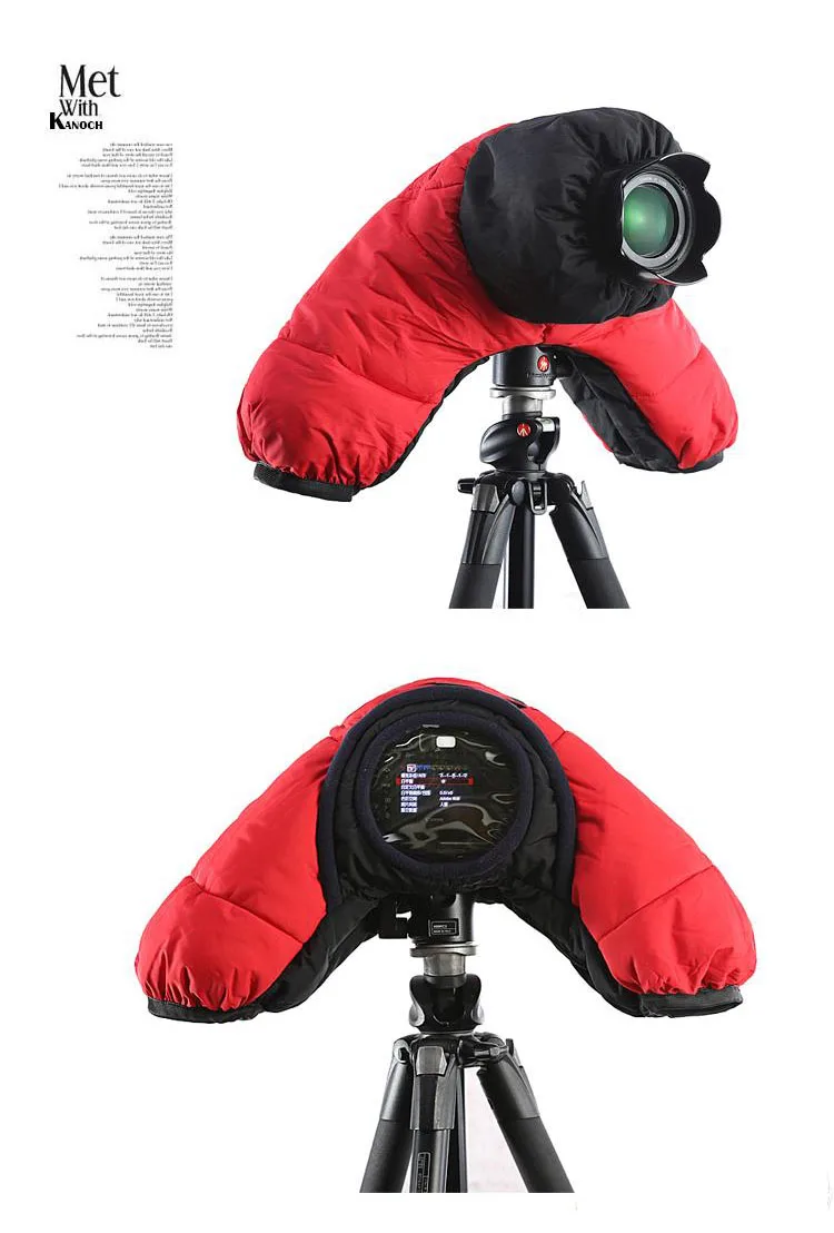 Roadfisher кожаный хлопковый плотный теплый зимний чехол для камеры SLR DSLR со вставкой