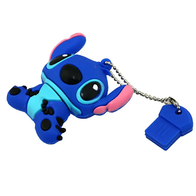 USB флеш-накопитель 128 ГБ с милыми животными из мультфильма USB 2,0 4 ГБ 8 ГБ флеш-накопитель 16 ГБ 32 ГБ 64 ГБ креативный флеш-накопитель usb memory stick Stitch