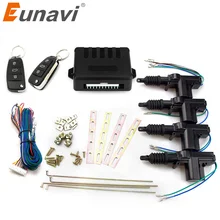 Eunavi Universale Auto Telecomando Chiusura Centralizzata Keyless Entry System Car Power Door Lock Attuatore 12-Volt Motore (4 Pack)