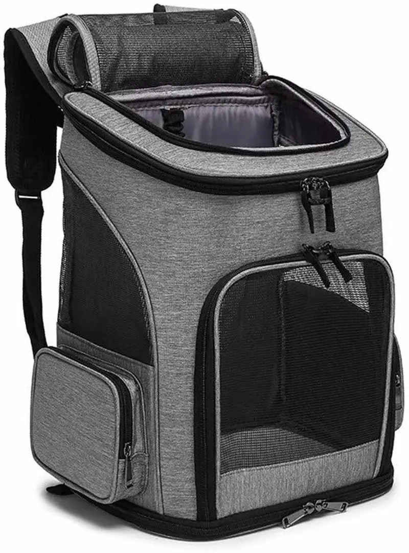 Сумка для собак, дышащий рюкзак для собак, большая вместительность, переносная сумка для кошек, переносная сумка для путешествий, переноска для домашних животных, сумки для больших собак