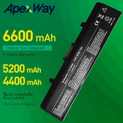 ApexWay batería para ordenador portátil, pila para Dell 451 10533, 312 0763, 312 0633, 312 0844, C601H, D608H, GP952, M911G, RU586, XR693, 451 10534