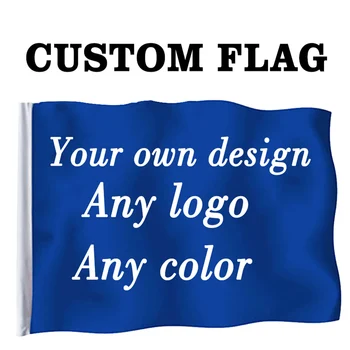 

custom 6x8 FT flag any size company advertisement 180x240cm flags and banners, free shipping