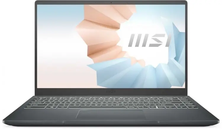 Ноутбук MSI Modern 14 B4MW-406RU 9S7-14DK14-406 Ryzen 5 4500U/14" FHD IPS AG/8GB/256GB SSD/carbon grey/Win10Home | Компьютеры и
