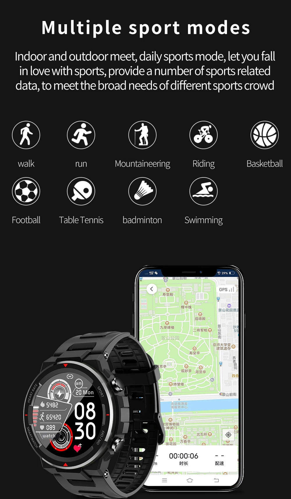 Q70C Smart Watch Men Full Touch Fitness Tracker Blood Pressure Smart Clock Women Cutoms Watch Face Smartwatch Android IOS PK K22