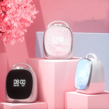 

High-quality smart home dust-proof belt LED makeup mirror desktop skin care products jewelry cosmetics storage box