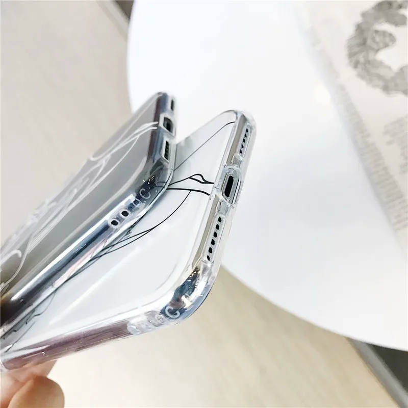 Чехол для телефона Beauty girl с мультяшным рисунком аниме iPhone 8 7 6 Plus силиконовый