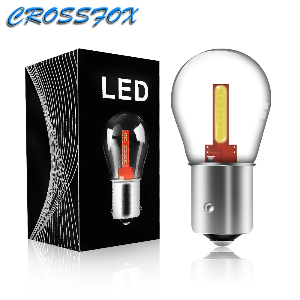 Дневные ходовые огни 12V Белый 1200LM 1156 BA15S P21W Led 1157 BAY15D P21/5W светодиодные лампы