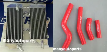 

Aluminum Radiator + RED HOSE FOR Yamaha WR450F WR 450F WRF 450 WRF450 2010 2011 10 11