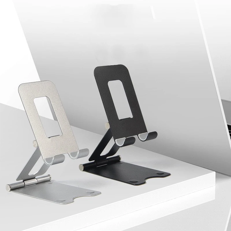 Adjustable Mobile Phone Bracket Support Aluminum Alloy Tablet Desk Holder Stand Portable Desktop Stand Table Phone Supportor phone holder for car