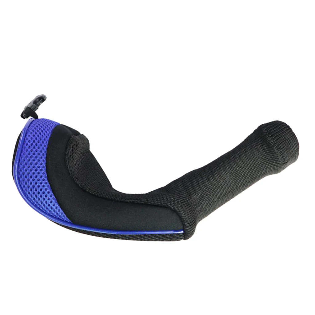 Deluxe Mesh Golf Hybrid Club Head Covers Protective Headcover with Interchangeable Number Tags