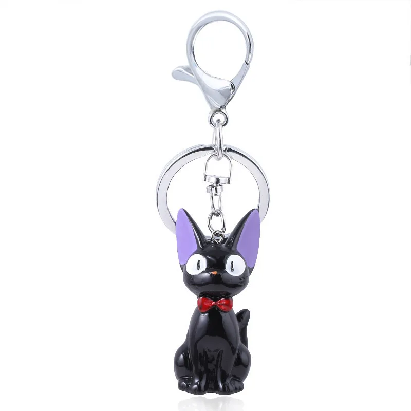 Черный Kiki JiJi Cat брелок Хаяо Миядзаки Кики услуги доставки Фигурки игрушки для детей сувенирные украшения