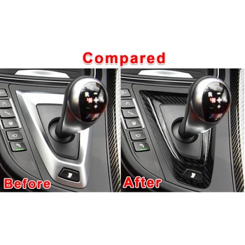 

Auto Gear Panel Cover Interior Inner Carbon Fiber Waterproof Accessories