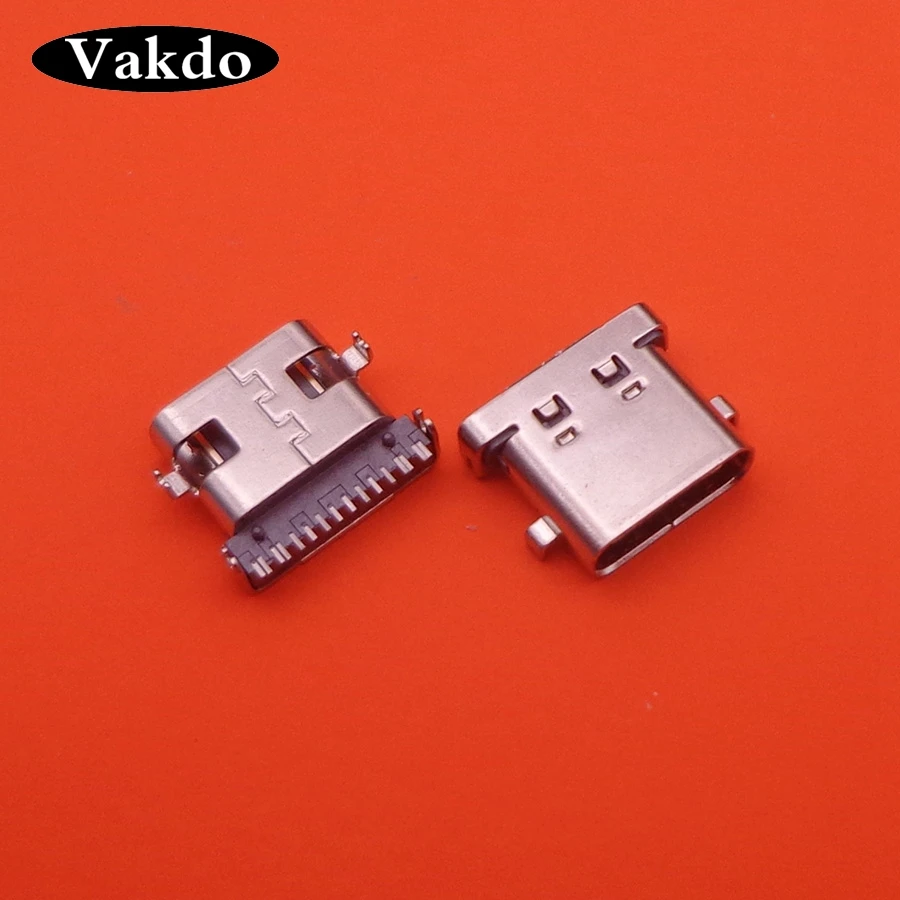 10X Тип C разъем 16 Pin Женский правый угол SMT Tab USB 3,1 версия гнездо мощность зарядки док-станция порт разъем