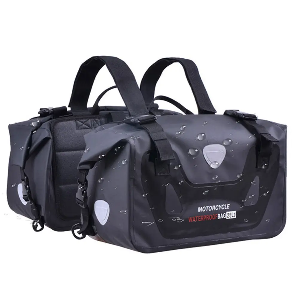 

50L Waterproof Motorcycle Saddle Bags Moto Racing Travel Luggage Outdoor Riding Tank Bag Motorbike Saddlebags Suitcase Storage