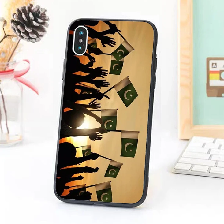 Чехол для телефона из ТПУ Bernandez 5 5S SE 6 6S iPhone 7 8 plus X Xs Max XR Pakistan National Flag |