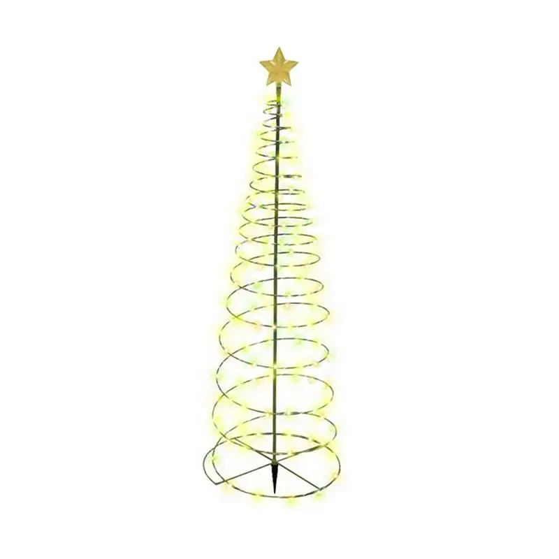  Solar Metal LED Christmas Tree Decoration String Lights, Eco Friendly, 