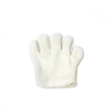 

2021 New White Soft Microfiber Mitt Car Washing Gloves Car Cleanning Auto Detailing Tools
