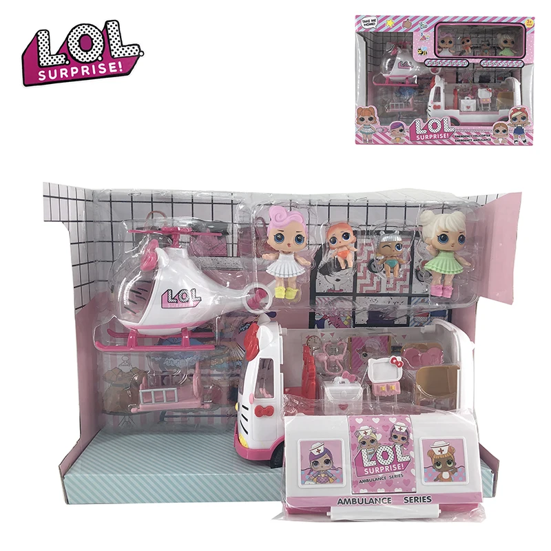 

NEW LOL Surprise Doll Bus Airplane Original Toys Car Toy Action Figure Anime Figures Model Collection DIY Birthday Gift for Girl