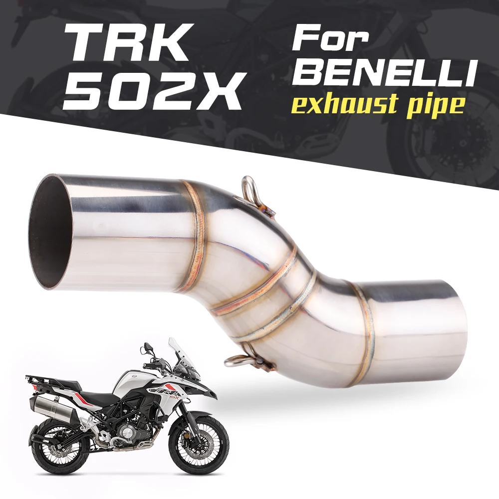 

For benelli trk502x trk 502x ak motorcycle exhaust slip-on middle connecting pipe db killer motorcycle exhaust modified