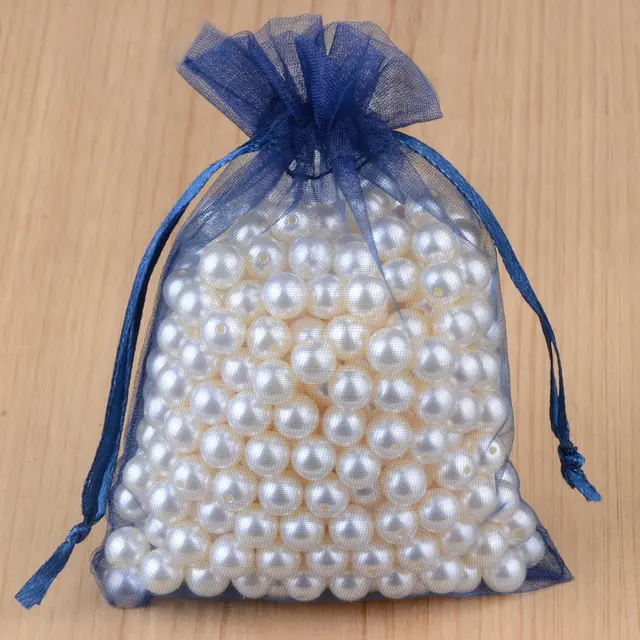100pcs 24 Colors Jewelry Packaging Bag 5*7 7*9 9*12 10*15cm Organza Bags Gift Storage Wedding Drawstring Pouches Wholesales 18 Montana