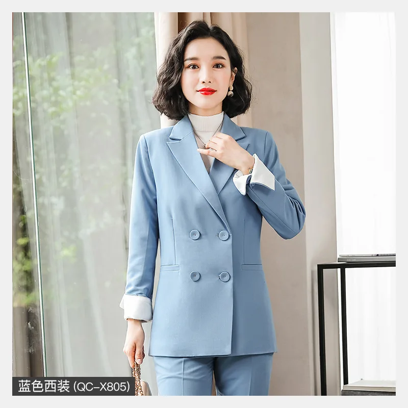 only jacket Женская одежда, деловой женский костюм из двух частей, деловой стиль, элегантный облегающий Длинный блейзер, брюки, комплект из двух предметов - Цвет: only jacket