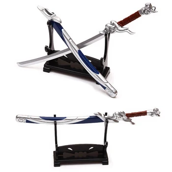 

Double Layer Display Rack Plastic Mini Samurai Sword Samurai Knife Rack Desktop Display Rack Storage Rack Kitchen Accessories