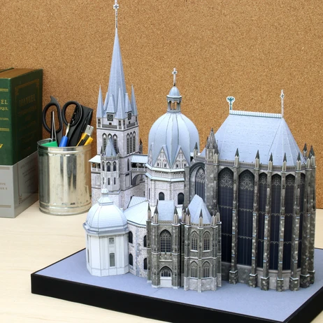 New DIY The Famous Aachen Cathedral Germany 3D Paper Model Building Puzzle Kit New DIY The Famous Aachen Cathedral Germany 3D Paper Model Building Puzzle Kit