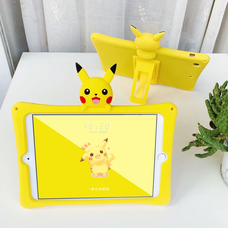 

Cover For iPad 7th 10.2 9.7 2017 2018 5th 6th Pro 9.7 10.5 Air 1 2 3 Cartoon Kids Case For Mini 5 4 3 2 1 Silicon Funda + strap