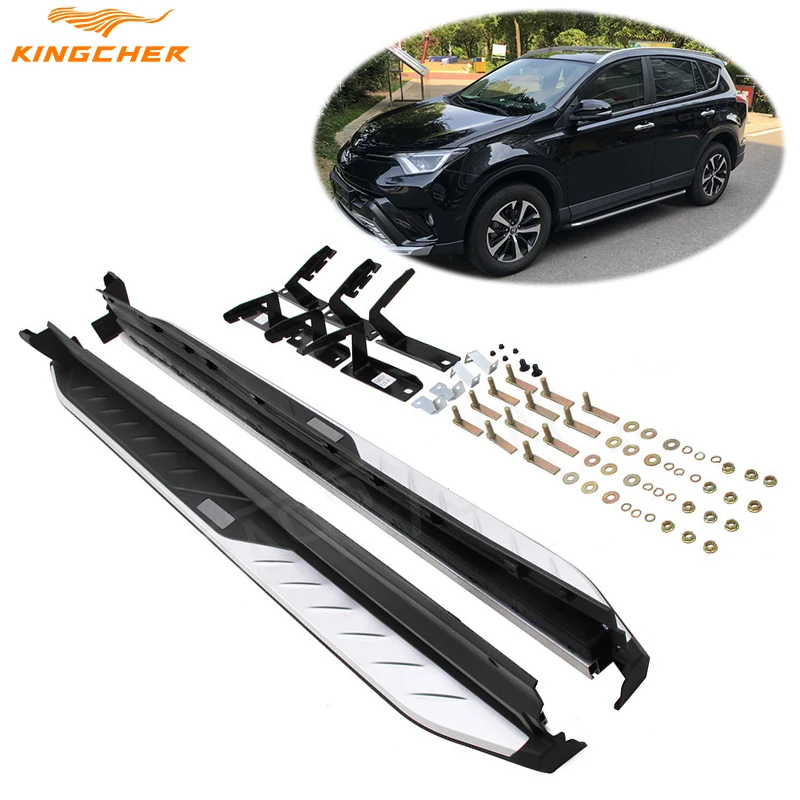 Боковой шаг KINGCHER подходит для Toyota RAV4 2019 2020 подножка бара Nerf|Буксиры и подвесные