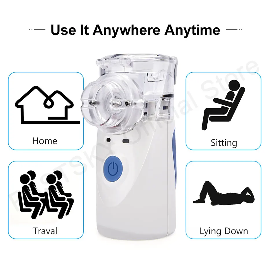 Portable Mini Nebulizer Inhaler Children Adult Handheld Nebulizer Kit