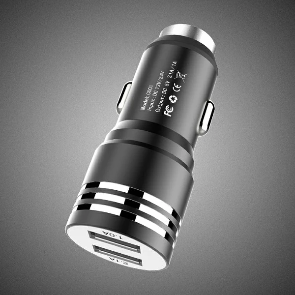 Новое автомобильное зарядное устройство двойной USB Автомобильное зарядное устройство