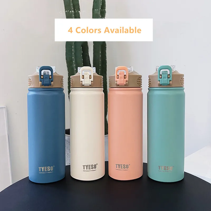 Stainless Steel Water Bottle Large Capacity Vacuum Flask Insulated Water  Cup Travel Water Bottle Fashion Mug 530ml/750ml - AliExpress