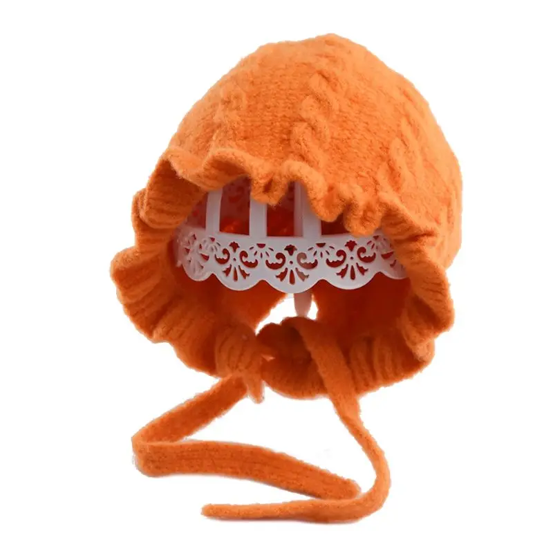 

Princess Baby Girls Knit Winter Warm Hat Newborn Bonnet Enfant Hats Kids Cap R2JF